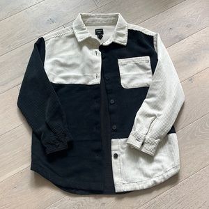 Black and white jacket